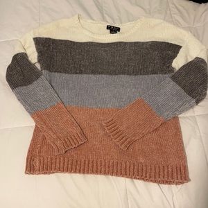 SO SOFT block stripe sweater